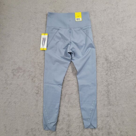 NEW Danskin High Women's S Rise Brushed Blue Legging - Picture 2 of 9